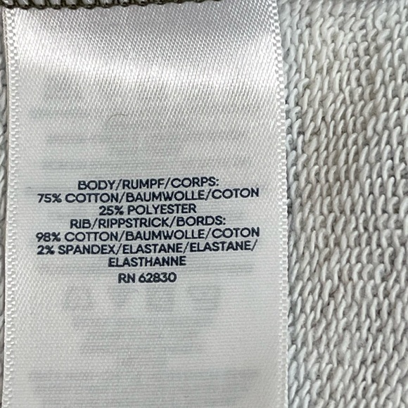 Lands' End Long Sleeve Sweatshirt Tunic Size 18/XL Tall Green Stripe - Picture 3 of 6